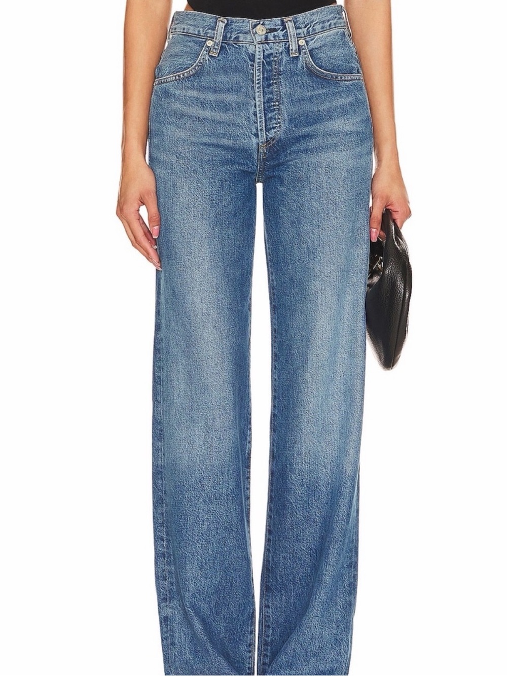 Citizens of Humanity Annina Light Blue Wide-Leg High-Rise Jeans